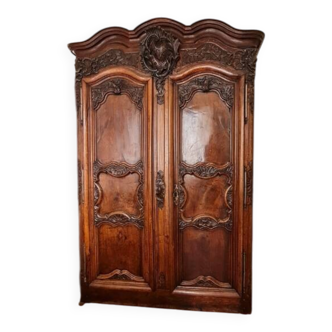 Remarkable Lyonnaise Armoire Louis XV