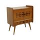 commode vintage à motif damier au design scandinave