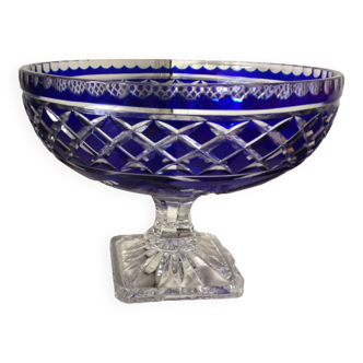 Lorraine Saint Nicholas blue crystal cup