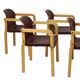 Lot de 6 chaises design vintage Dolmas Kembo JB Meijer années 1980