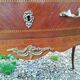 Commode ancienne marqueterie style louis xvi plateau marbre