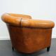 Vintage club chair in cognac-coloured leather Netherlands
