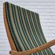 Chaise à bascule danoise à dossier haut, très bon état d'origine.