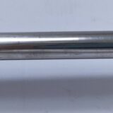 three art deco bronze handles silver tone cover