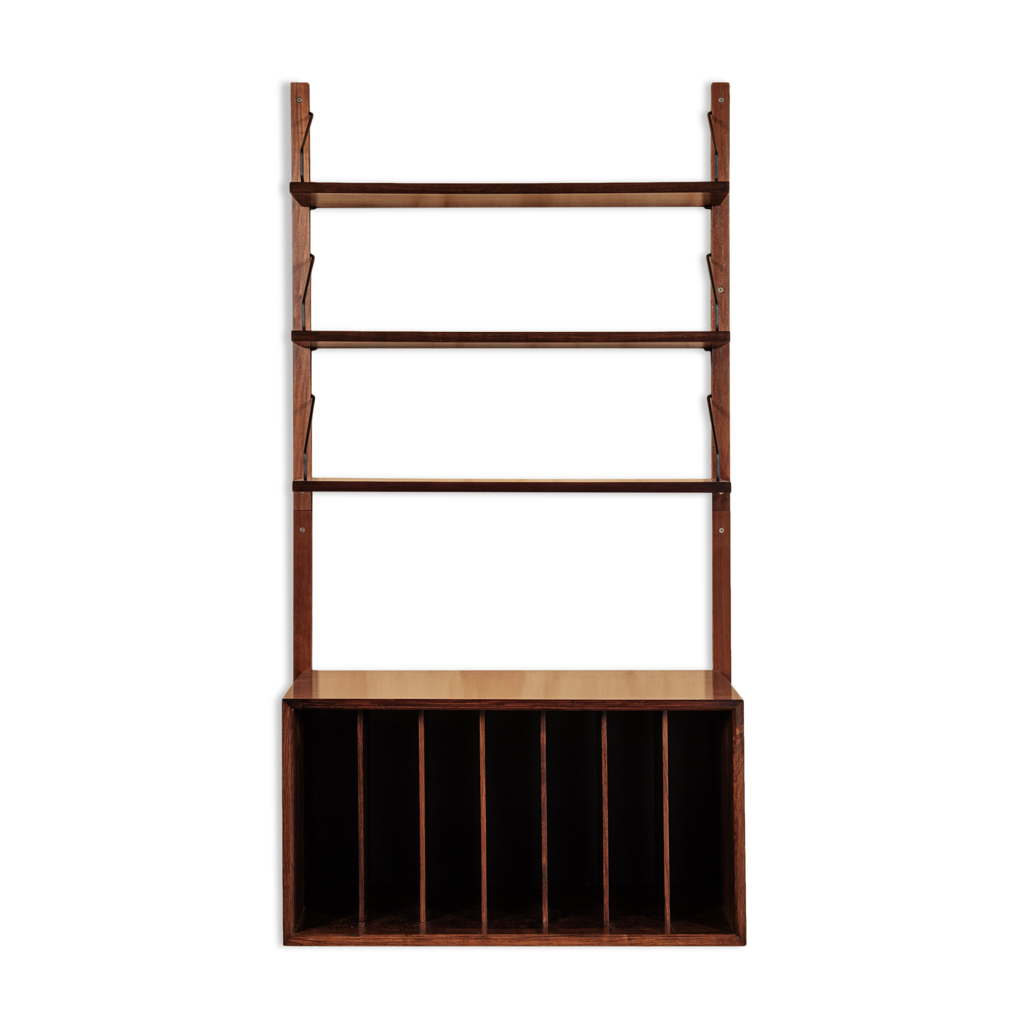 Midcentury Danish Royal wall unit in rosewood by Poul Cadovius 1960s