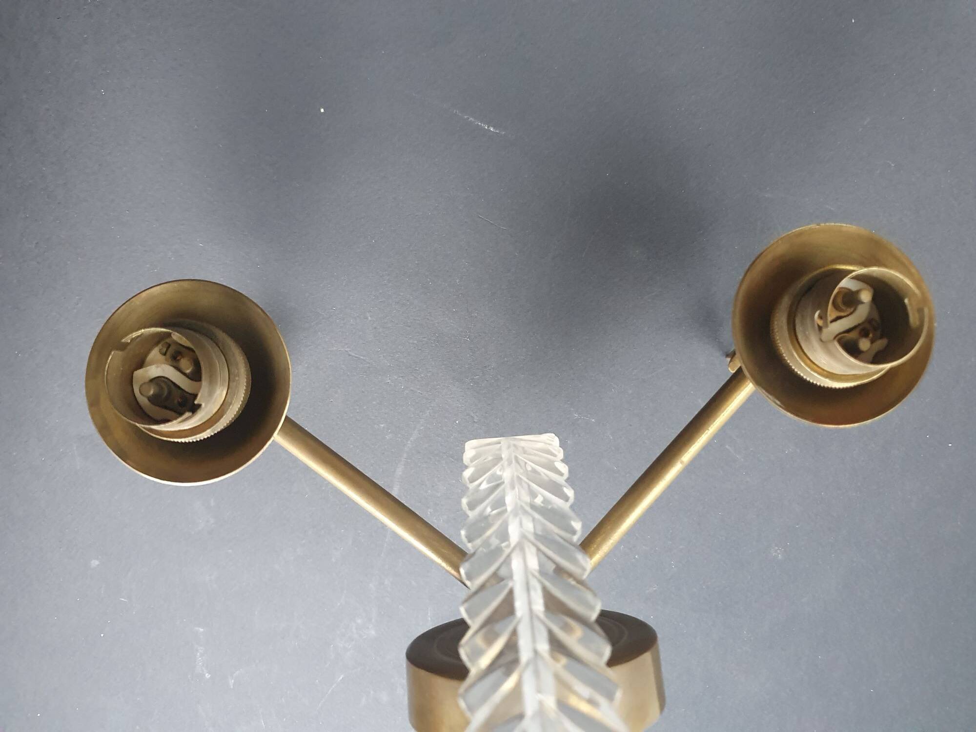 Pair of antique Art Deco wall sconces
