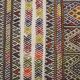 Vintage Turkish kilim handwoven 155x362 cm