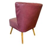 Vintage pink cocktail chair / single chair / retro chair