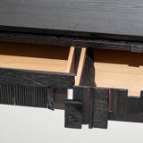 Console en bois noir