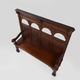 18th Century Gothic French Oak Carved High Back Panel Settle