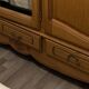 3-door wardrobe, 3 drawers in solid oak