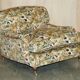 Pair of Howard Custom Love Seat Armchairs in Mulberry Silk Velvet