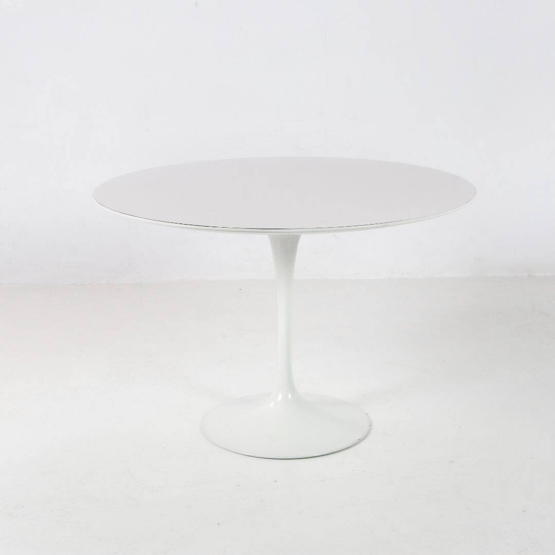 Table à manger tulipe en bois par Eero Saarinen pour Knoll International 1970