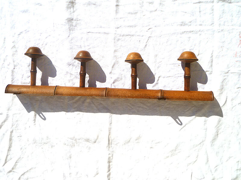 Old wooden coat holder