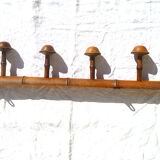 Old wooden coat holder