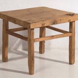 Antique square side table (c.1920) #9