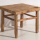 Antique square side table (c.1920) #9