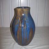 Art Deco Vase Pierrefonds with shades of blue