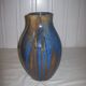Art Deco Vase Pierrefonds with shades of blue