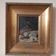 Oil painting on panel, Giuseppe Hainmann (Milan 1828-Alexandria, Egypt 1883)