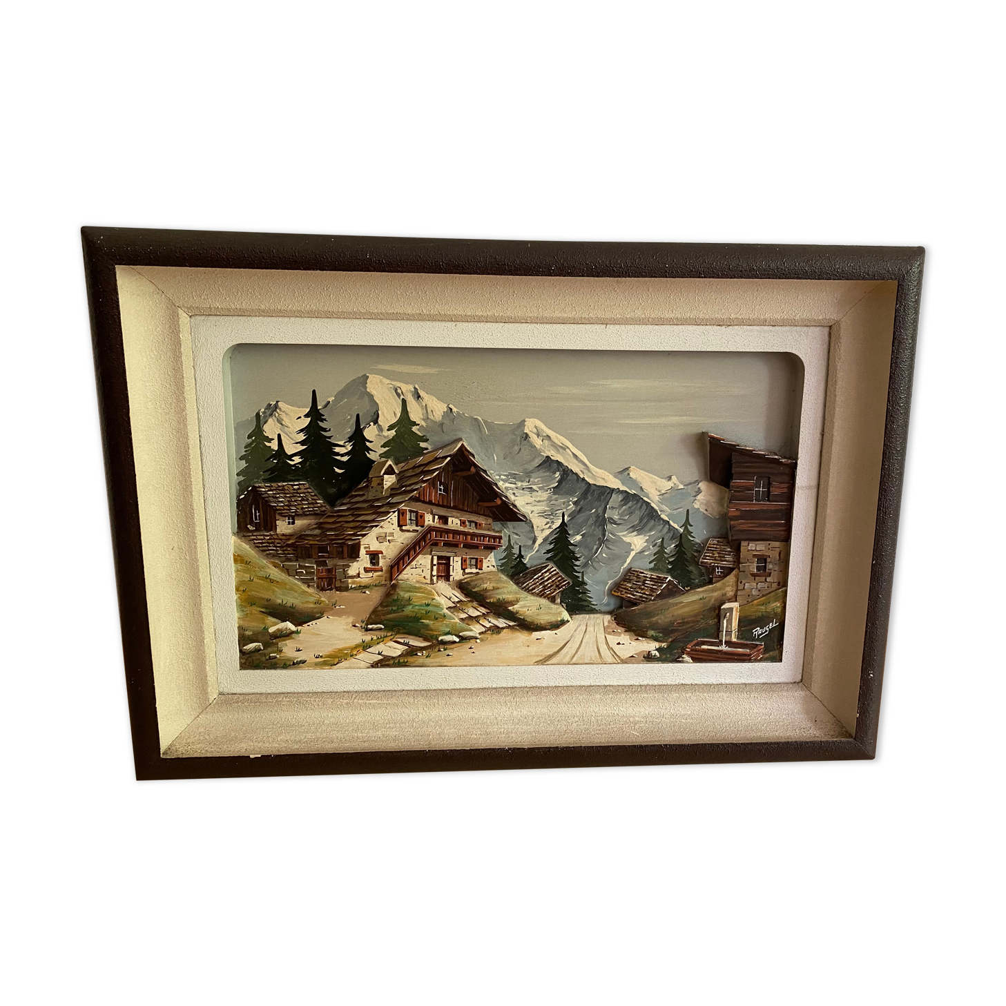 Old relief painting raugel