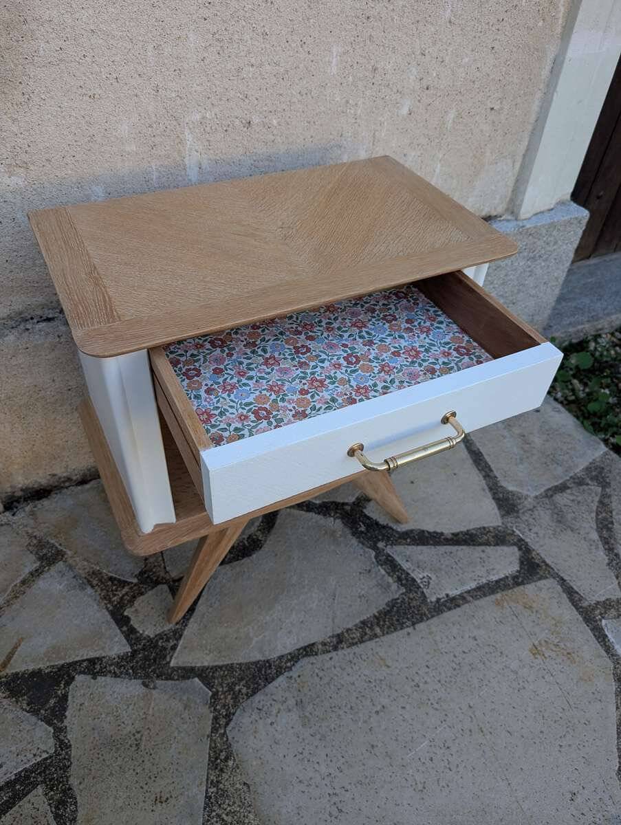 Vintage bedside table