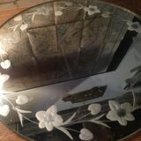 Round mirror art deco style Ø 36