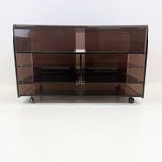 Hi-fi furniture "Roche Bobois" plexiglass, 1970s