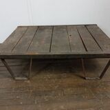 Industrial plant pallet coffee table