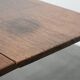 Charming antique English drop-leaf dining table made of oak from the late 19th century