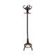Wooden parrot coat rack on foot
