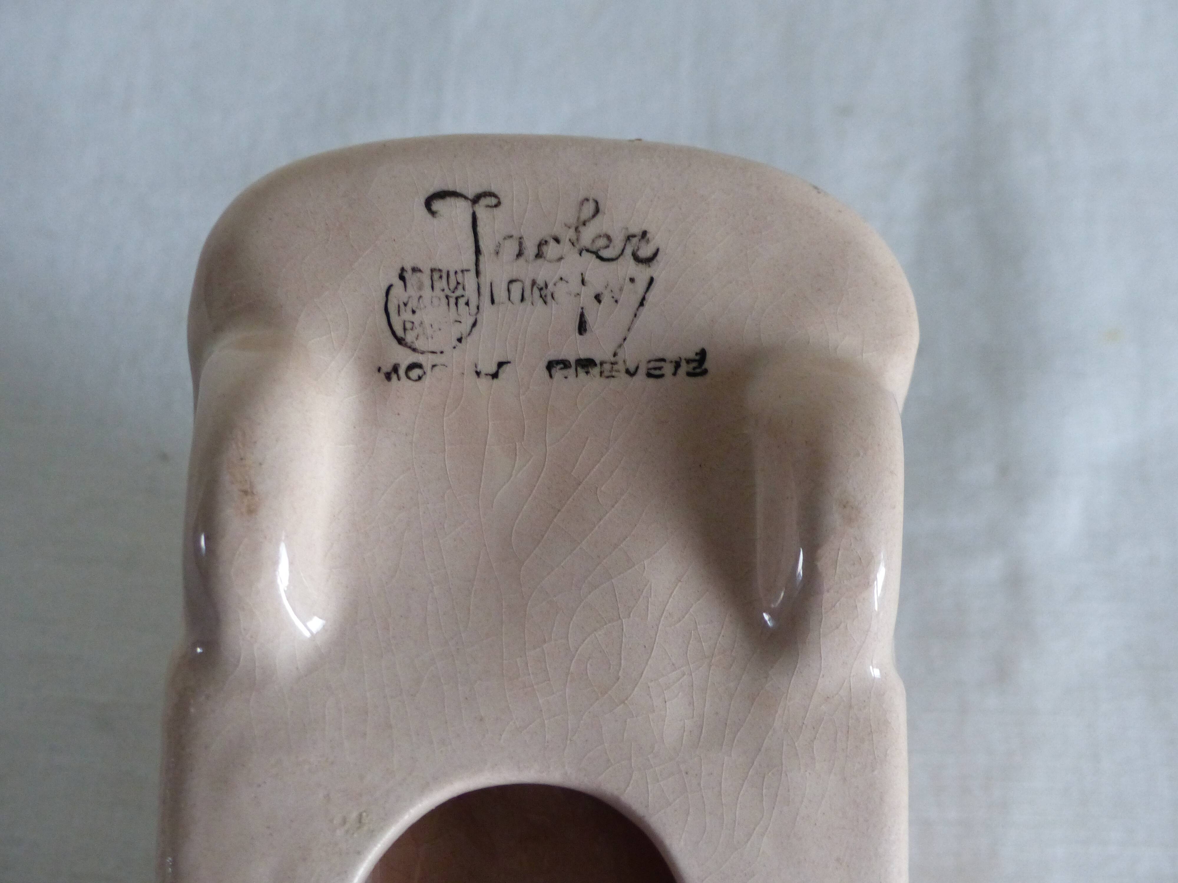 Ceramic ashtray jacfer longwy automotive