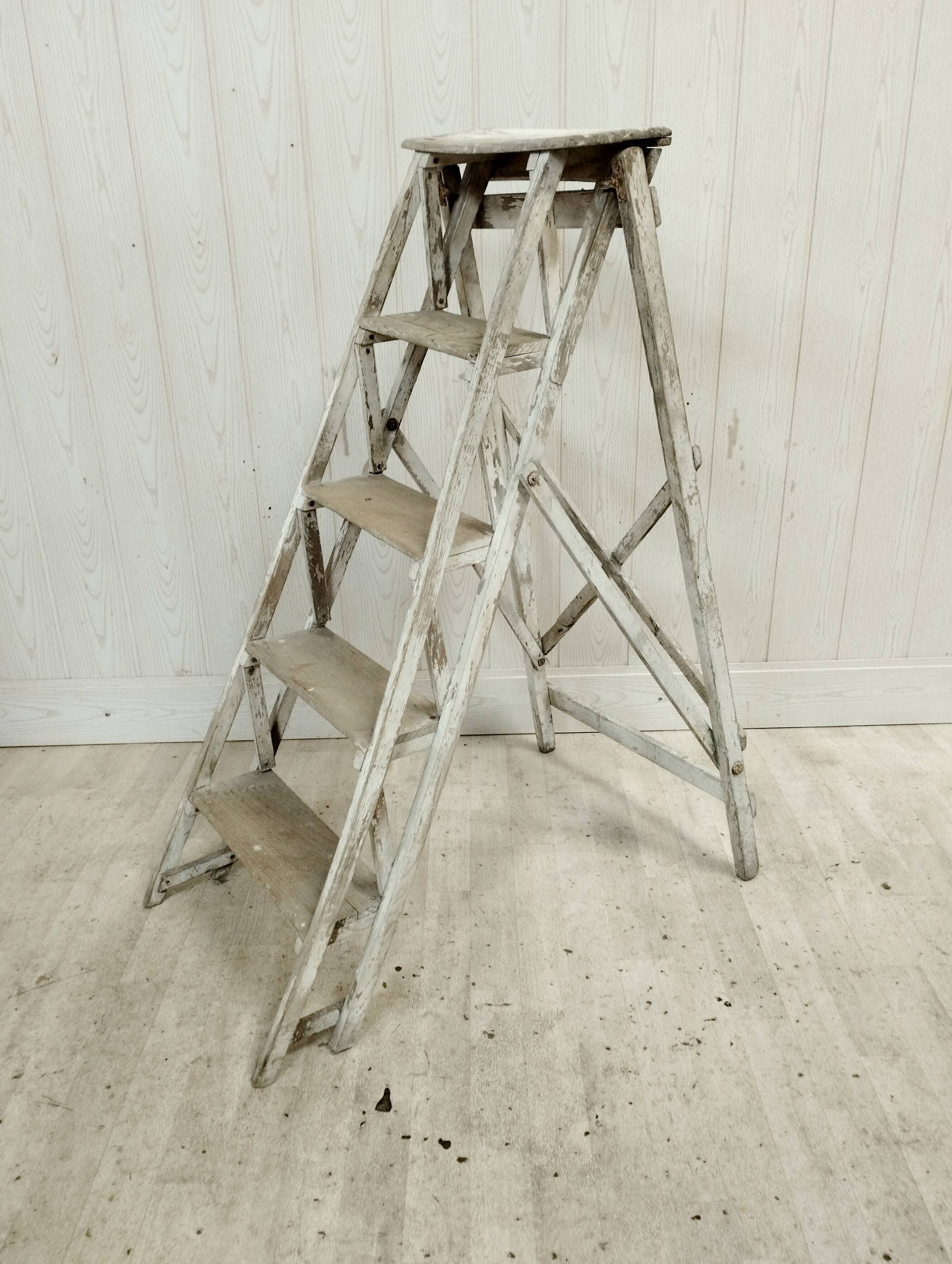 Old painter's stepladder