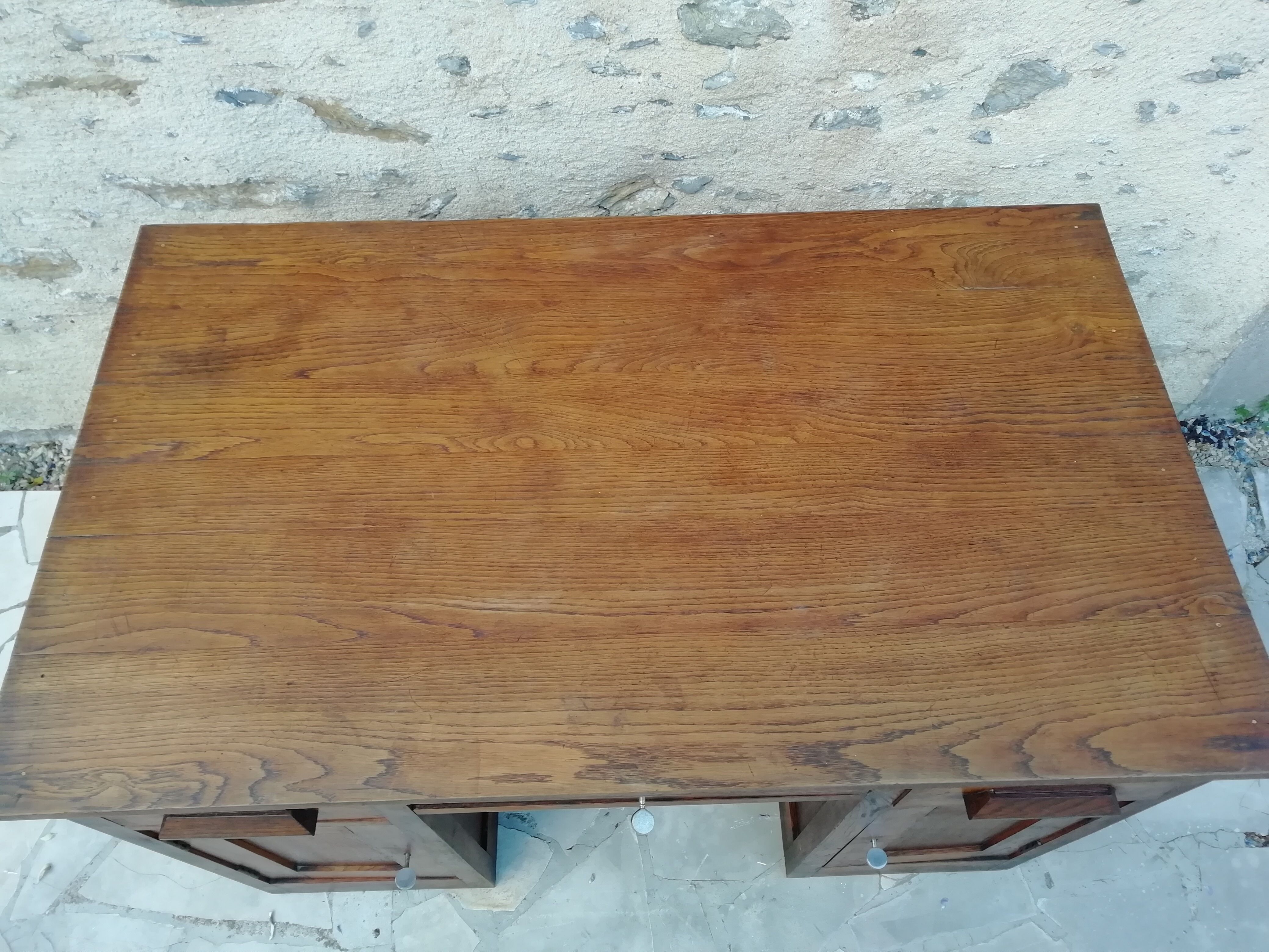 Vintage schoolmaster desk