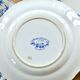 Assiettes plates en terre de fer Sarreguemines "Epine", XIXe
