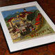Affiche originale "Village suisse"