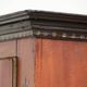 Cabinet de mariée autrichien ancien peint à la main avec une belle patine