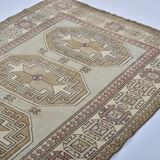 Handknotted Oushak Floral Rug sku 3441