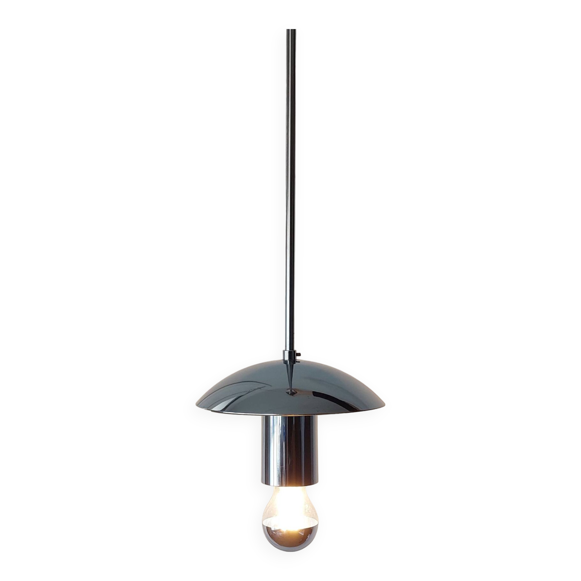 Bahaus style chandelier brand AKA electric, GDR 1970's