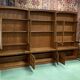 English library in 3 modules from the 1980s in teak