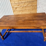 Rectangular farmhouse table in millwood early 20th century