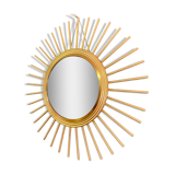 Vintage metal sun mirror