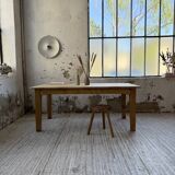 Solid oak farmhouse table 180 cm