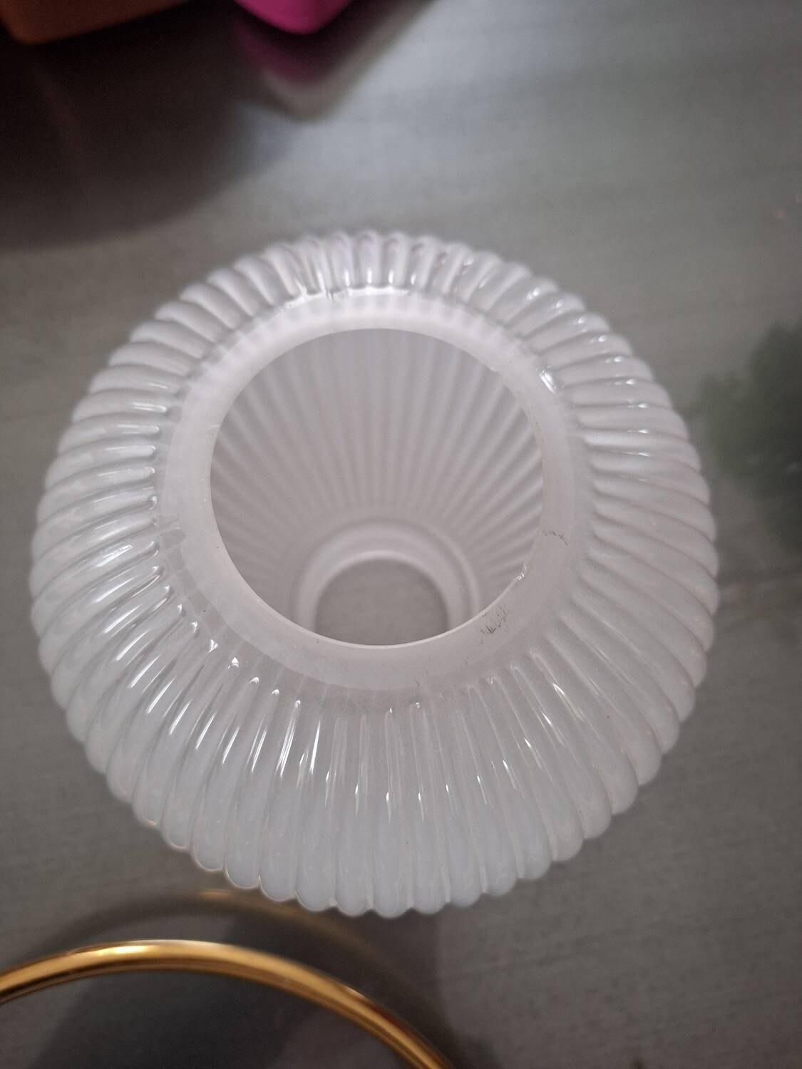 Hollywood regency sphere pendant light