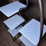 Modernist display shelf, Cocteau style in wrought iron