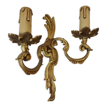 Wall lamp style louis xv in bronze