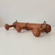 Vintage popular art coat rack from the 1950s