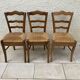 3 mulched chairs