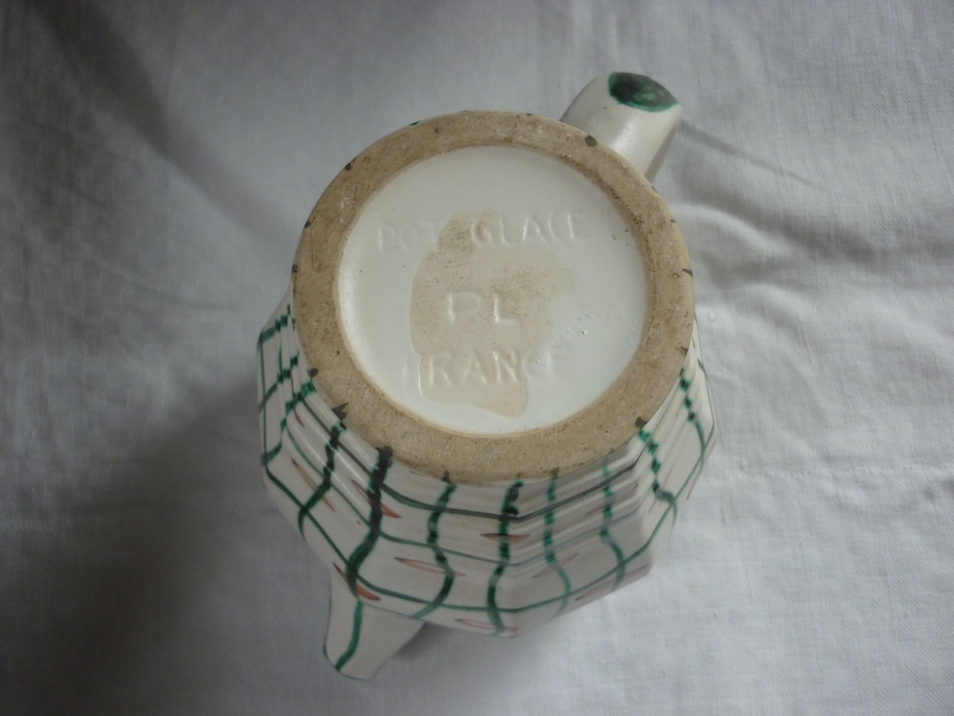 Poetic Laval decor geometric ceramic pitcher