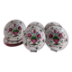 Assiettes Saint Clément Au vase fleuri